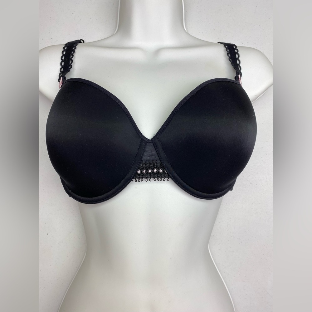 Passionata PURPL/BLK Lightly Lined Underwire, 36D *P111